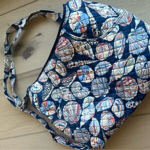 Vera Bradley convertible backpack shoulder bag in Morning shells